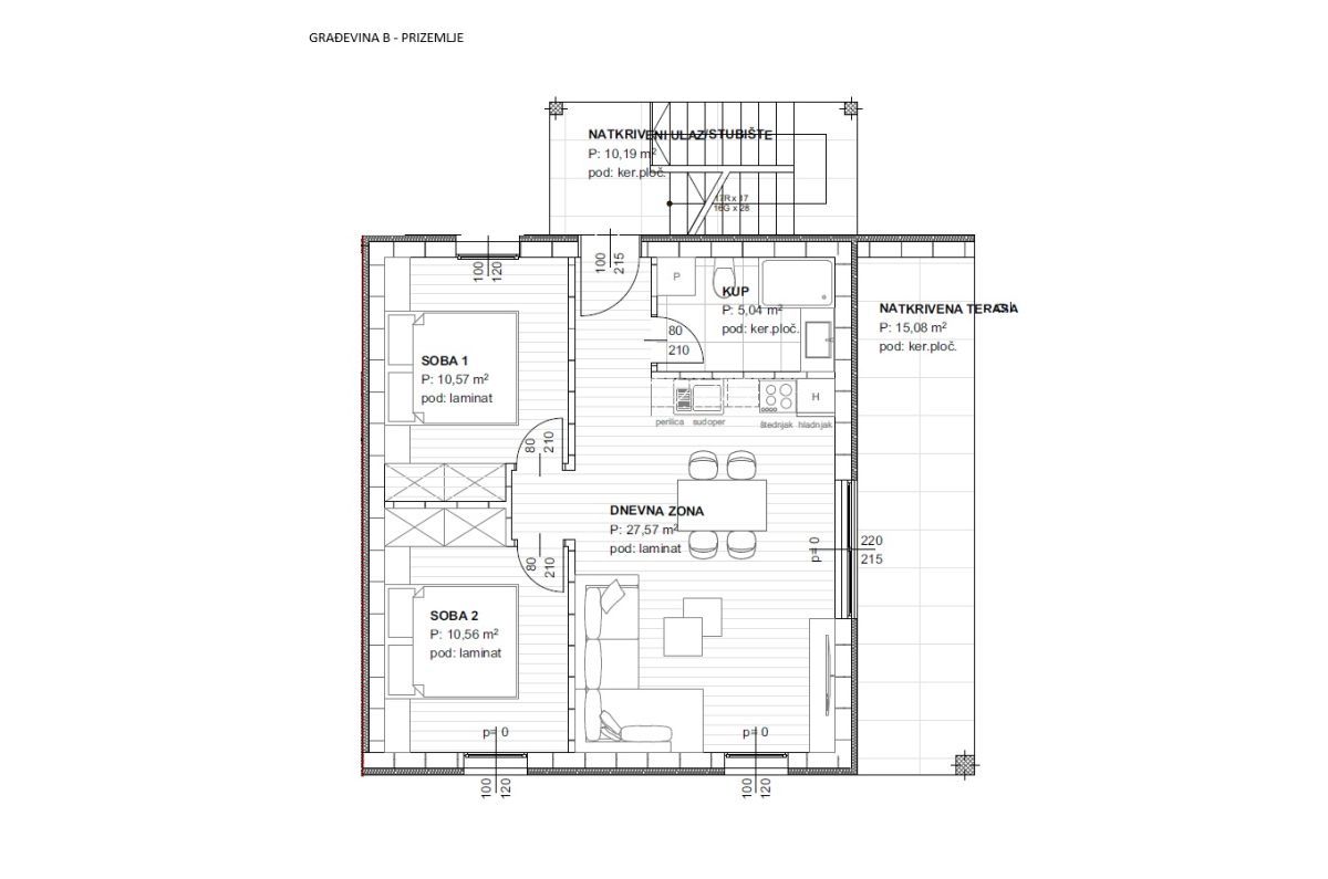 Appartamento, per la vendita, Uvala Soline, Croazia, 68 m2, 265.000,00 EUR