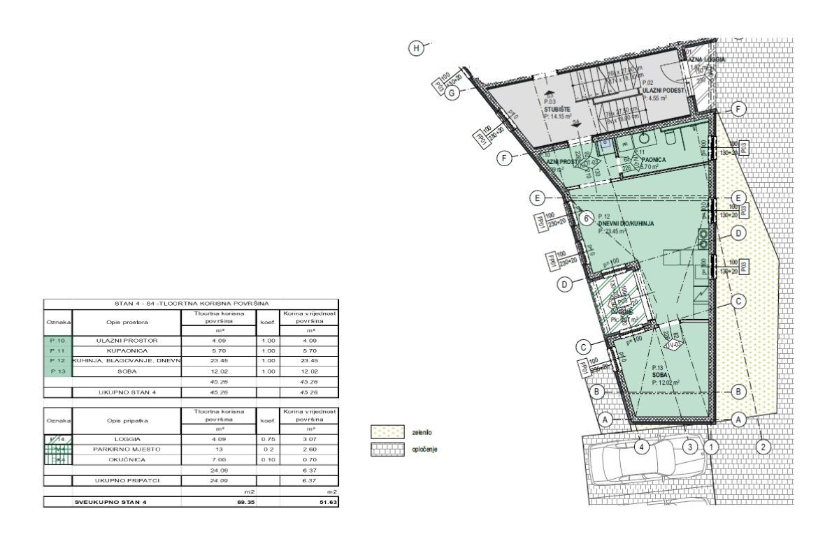 Appartamento, per la vendita, Omišalj, Croazia, 69 m2, 220.000,00 EUR