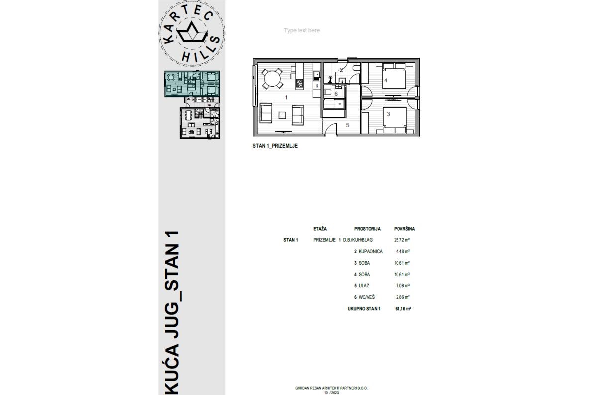 Appartamento, per la vendita, Città diKrk, Croazia, 70 m2, 430.000,00 EUR