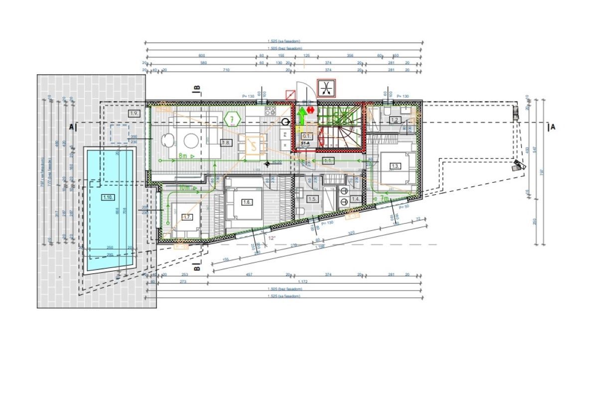 Terreno costruzione, per la vendita, Njivice, Croazia, 568 m2, 295.000,00 EUR