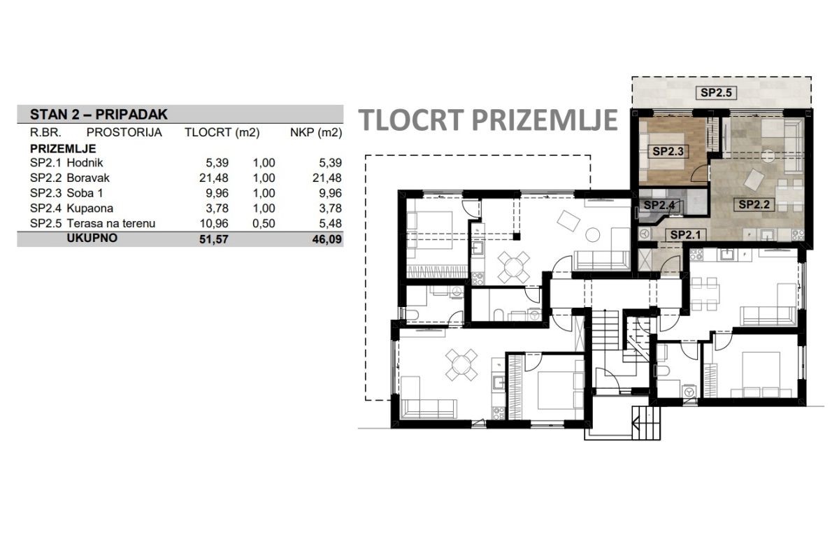 Appartamento, per la vendita, Malinska, Croazia, 124 m2, 500.000,00 EUR