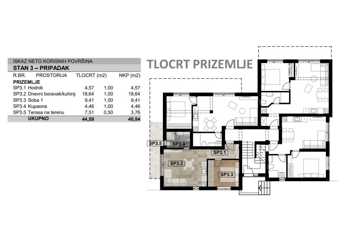 Appartamento, per la vendita, Malinska, Croazia, 121 m2, 500.000,00 EUR