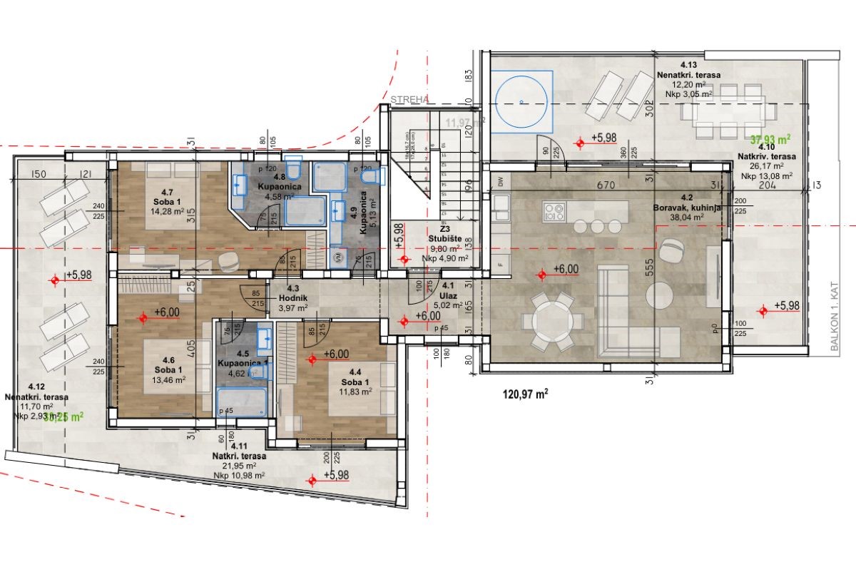 Appartamento, per la vendita, Njivice, Croazia, 172 m2, 920.000,00 EUR