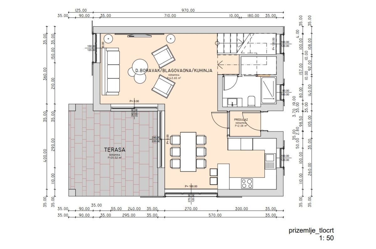 Casa, per la vendita, Vrbnik, Croazia, 137 m2, 800.000,00 EUR