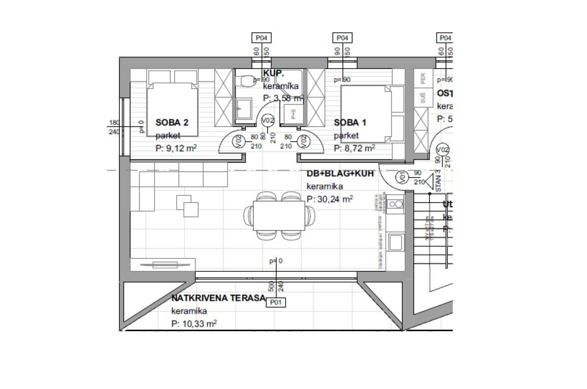 Appartamento, per la vendita, Baška, Croazia, 65 m2, 295.000,00 EUR