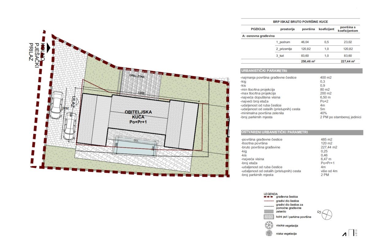 Terreno costruzione, per la vendita, Vrbnik, Croazia, 484 m2, 108.000,00 EUR