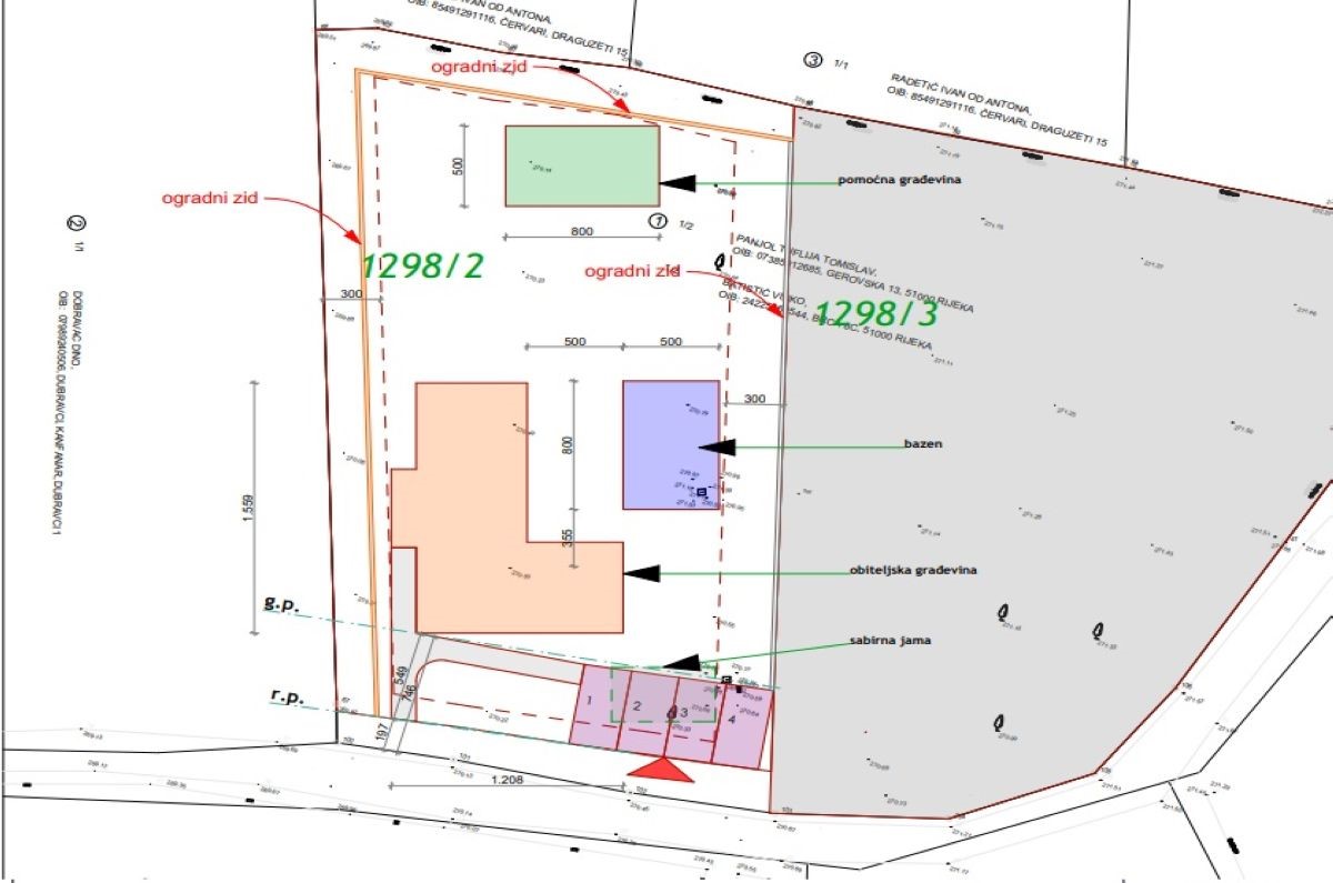 Terreno costruzione, per la vendita, Rovigno, Croazia, 1076 m2, 120.000,00 EUR