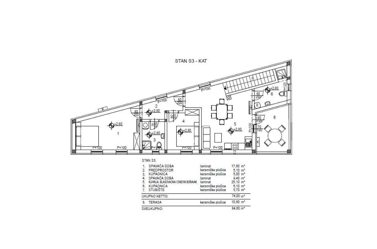 Casa, per la vendita, Baška, Croazia, 247 m2, 1.600.000,00 EUR