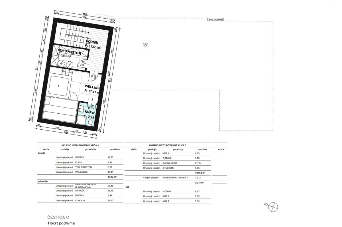 Terreno costruzione, per la vendita, Vrbnik, Croazia, 794 m2, 150.000,00 EUR