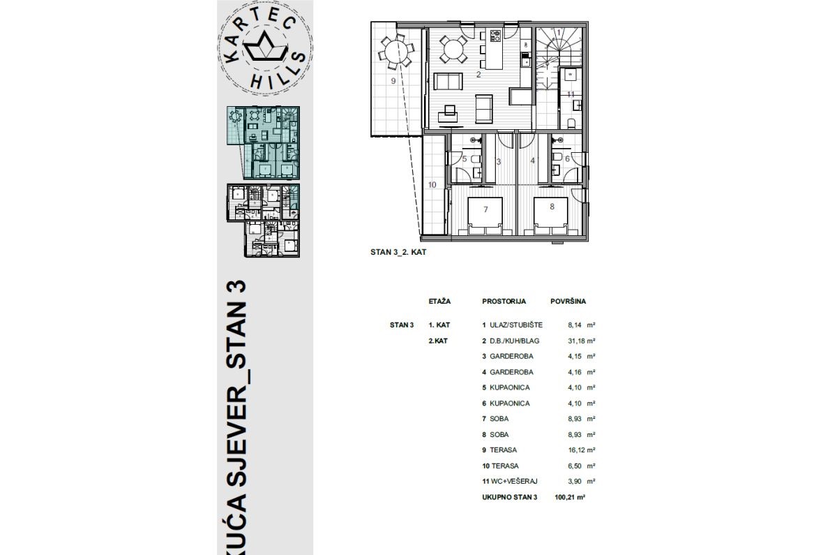 Appartamento, per la vendita, Città diKrk, Croazia, 100 m2, 665.000,00 EUR