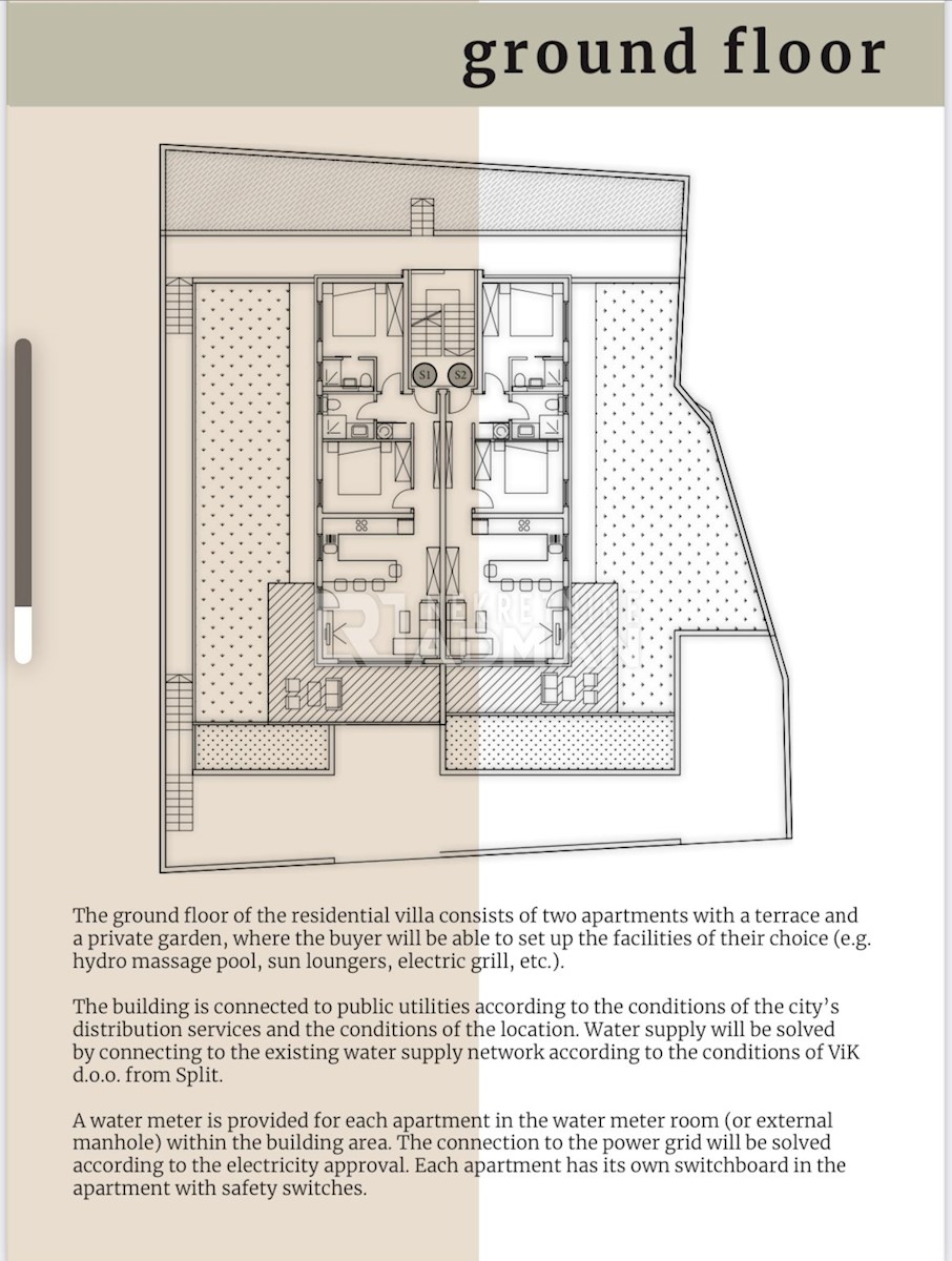 Appartamento Čiovo, Trogir, 148,50m2