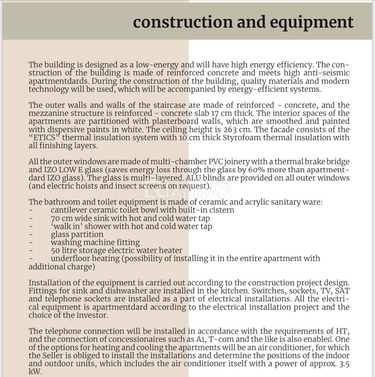 Appartamento Čiovo, Trogir, 148,50m2