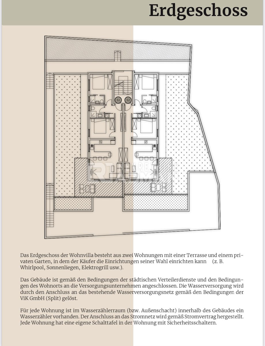 Appartamento Čiovo, Trogir, 148,50m2