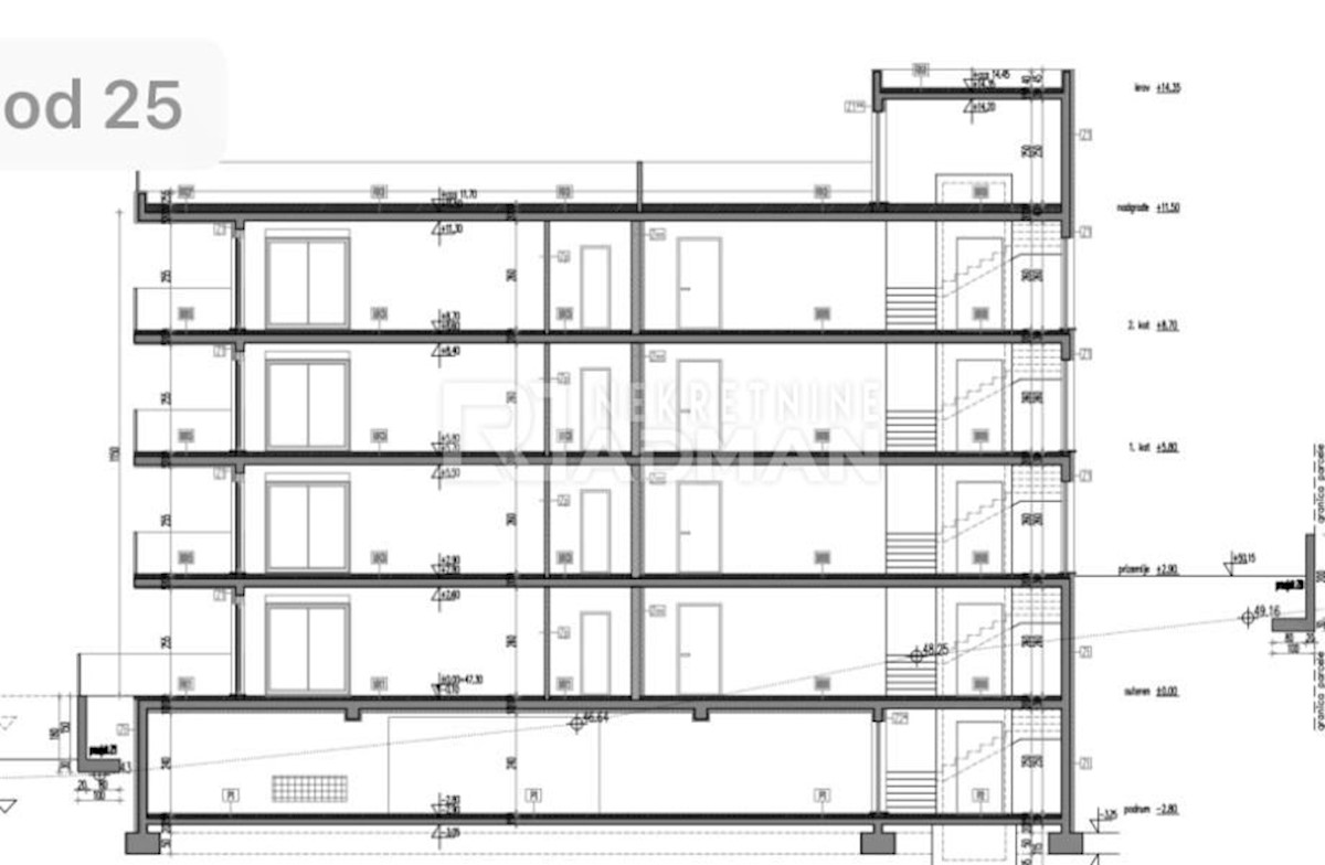 Appartamento Čiovo, Trogir, 78m2