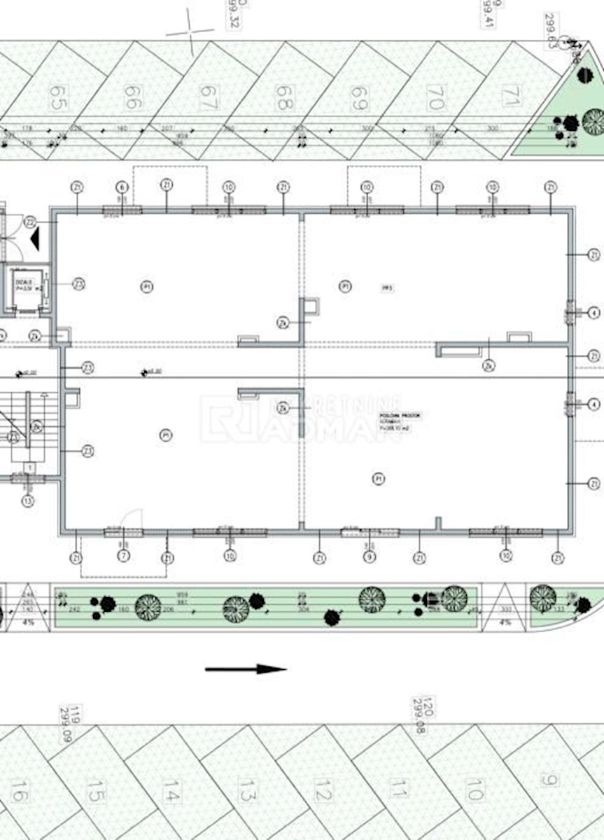 Commerciale Glavice, Sinj, 268,70m2