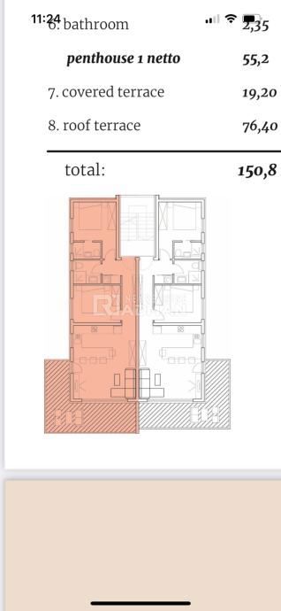 Appartamento Gornji Okrug, Delnice, 171,14m2
