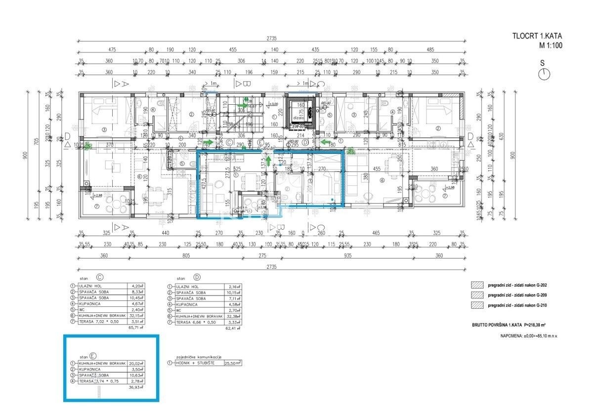 PARENZO DINTORNI - APPARTAMENTO IN COSTRUZIONE IN VENDITA