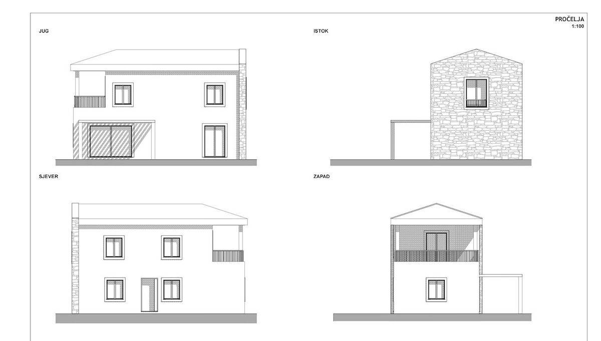 BADERNA - VILLE MODERNE IN COSTRUZIONE CON PISCINA
