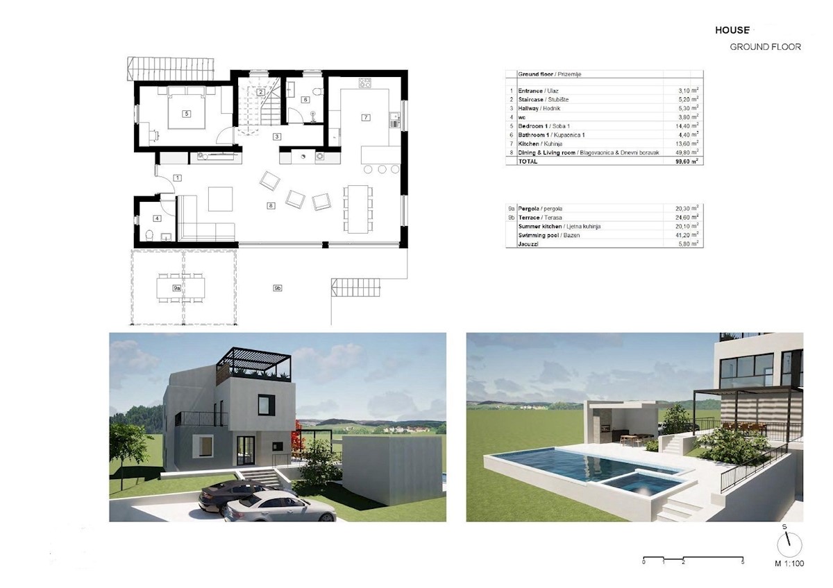 POREČ - STUPENDA   VILLA MODERNA CON TERRAZZA SUL TETTO VENDESI