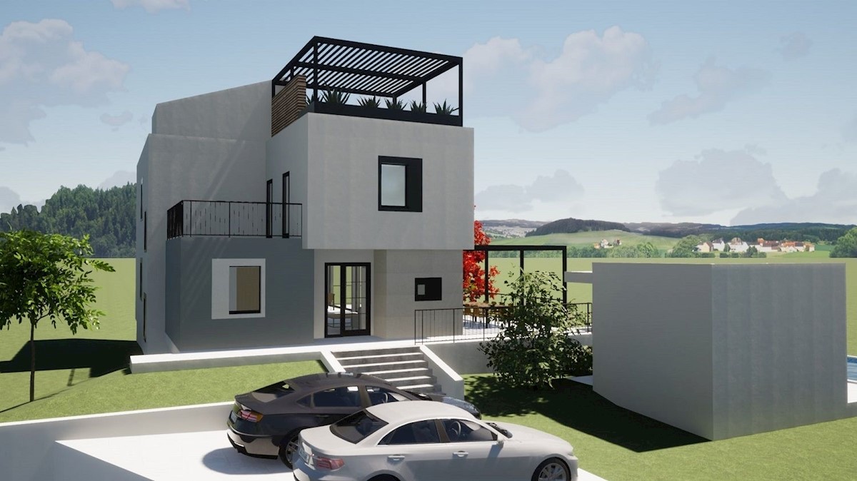 POREČ - STUPENDA   VILLA MODERNA CON TERRAZZA SUL TETTO VENDESI