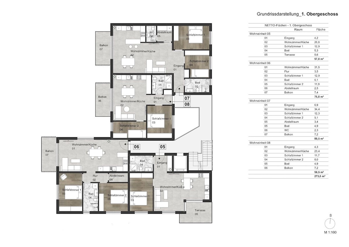 TAR- VENDESI APPARTAMENTI IN ZONA  RESIDENZIALE CON PISCINA