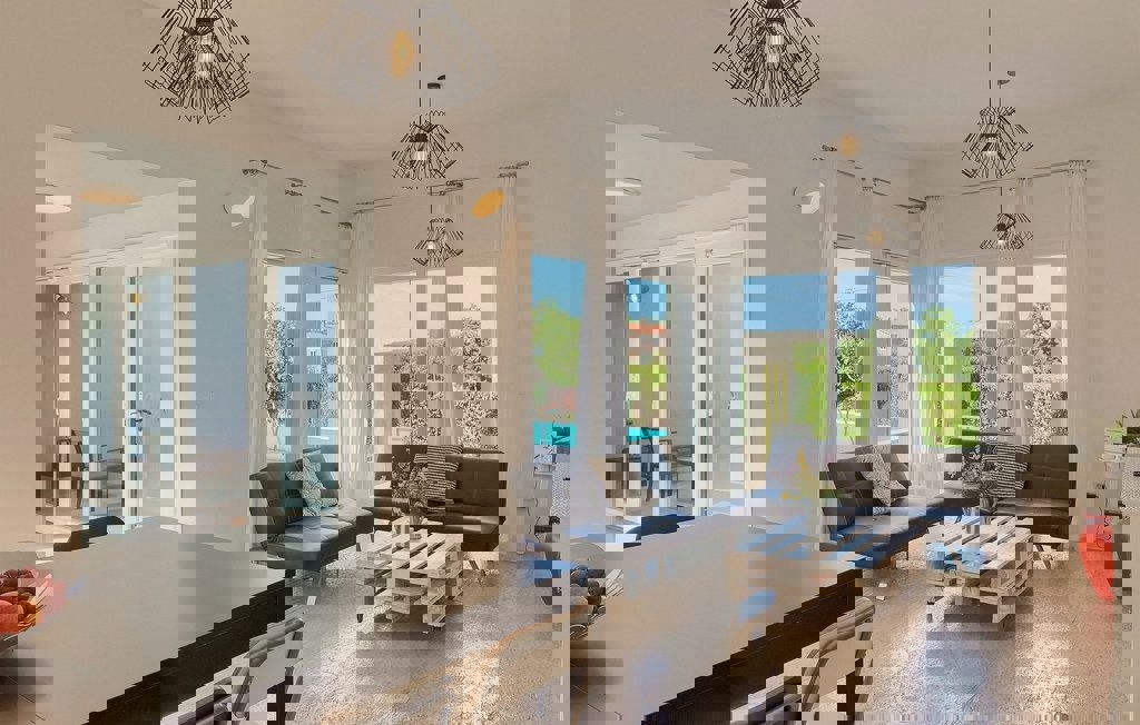 PARENZO-BELLISSIMA VILLA AL PIANO TERRA CON PISCINA IN VENDITA