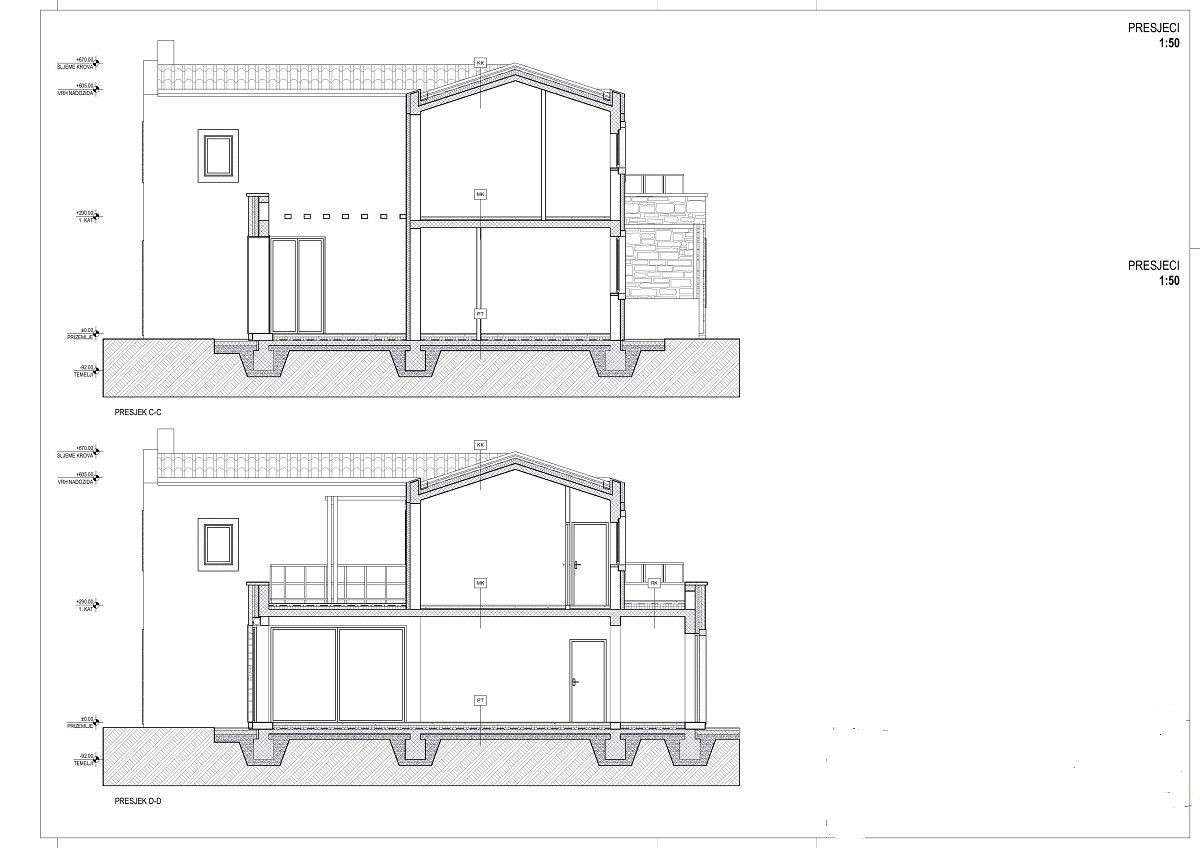 TINJAN - TERRENO CON PERMESSO DI COSTRUZIONE PER CASA DOPPIA IN VENDITA