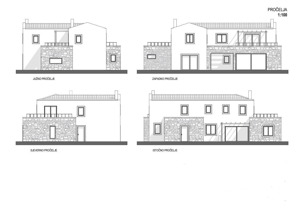 TINJAN - TERRENO CON PERMESSO DI COSTRUZIONE PER CASA DOPPIA IN VENDITA