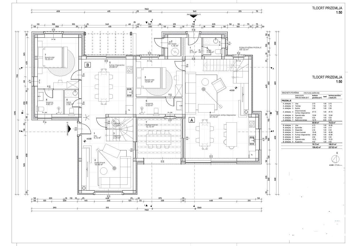 TINJAN - TERRENO CON PERMESSO DI COSTRUZIONE PER CASA DOPPIA IN VENDITA