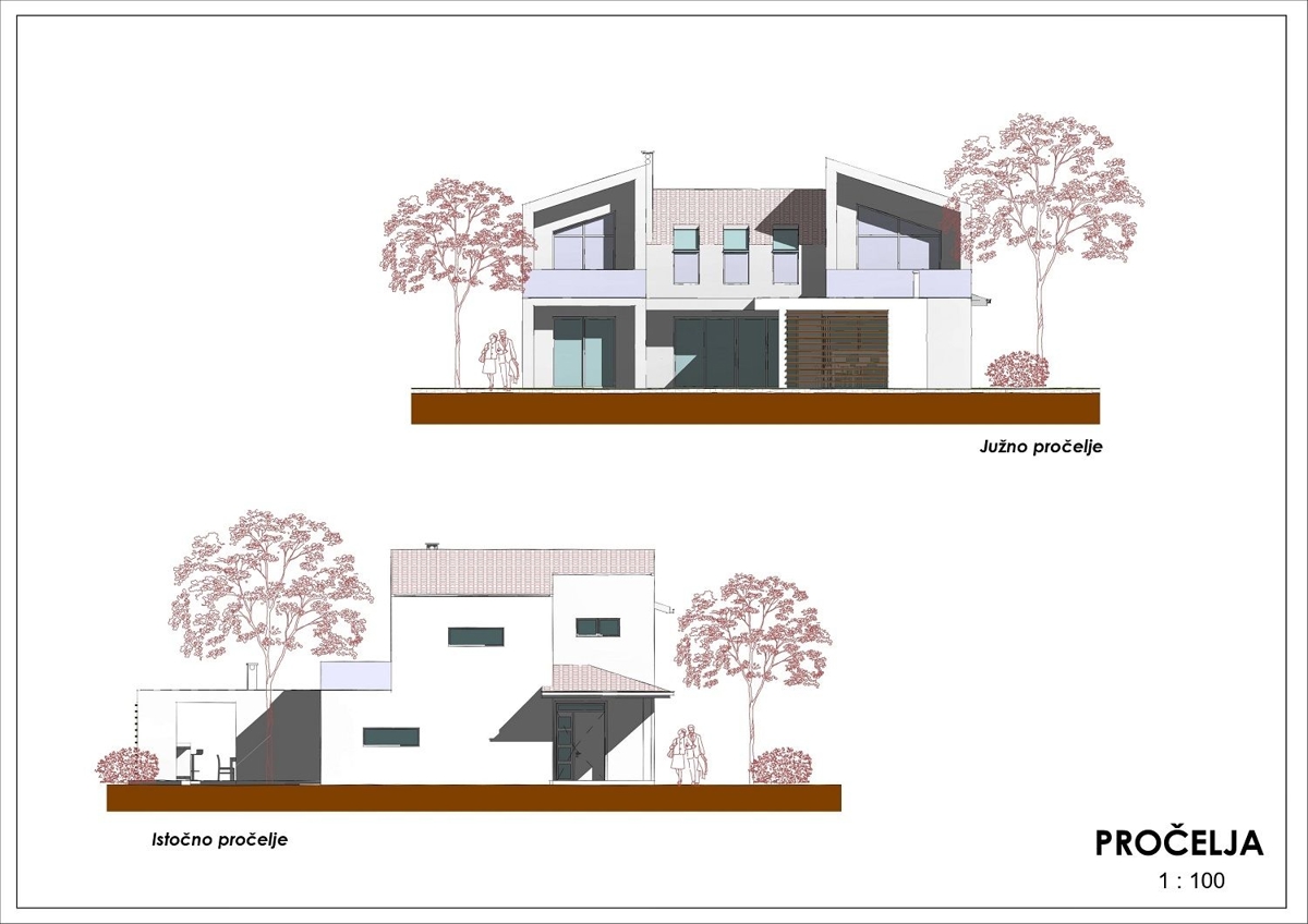 KAŠTELIR-TERRENO EDIFICABILE VISTA MARE CON PROGETTO IDEALE