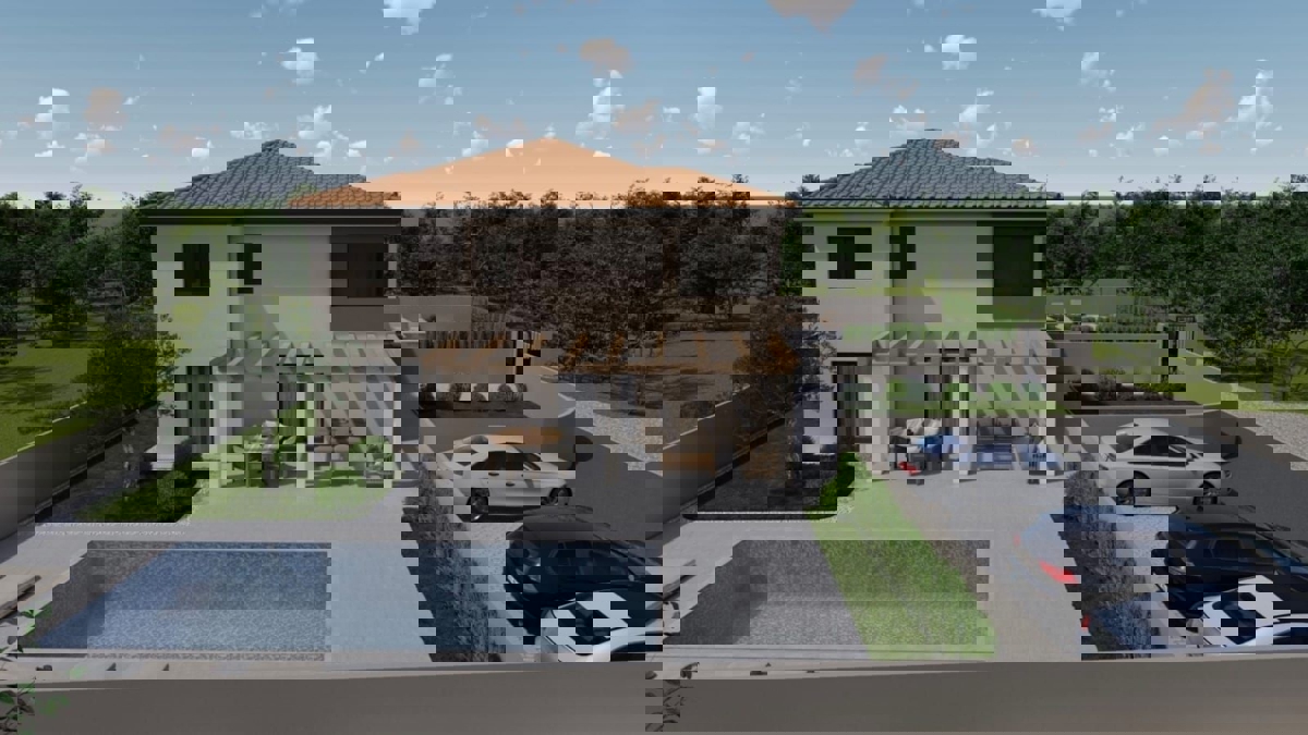 KASTELIR-VILLA CON PISCINA IN COSTRUZIONE