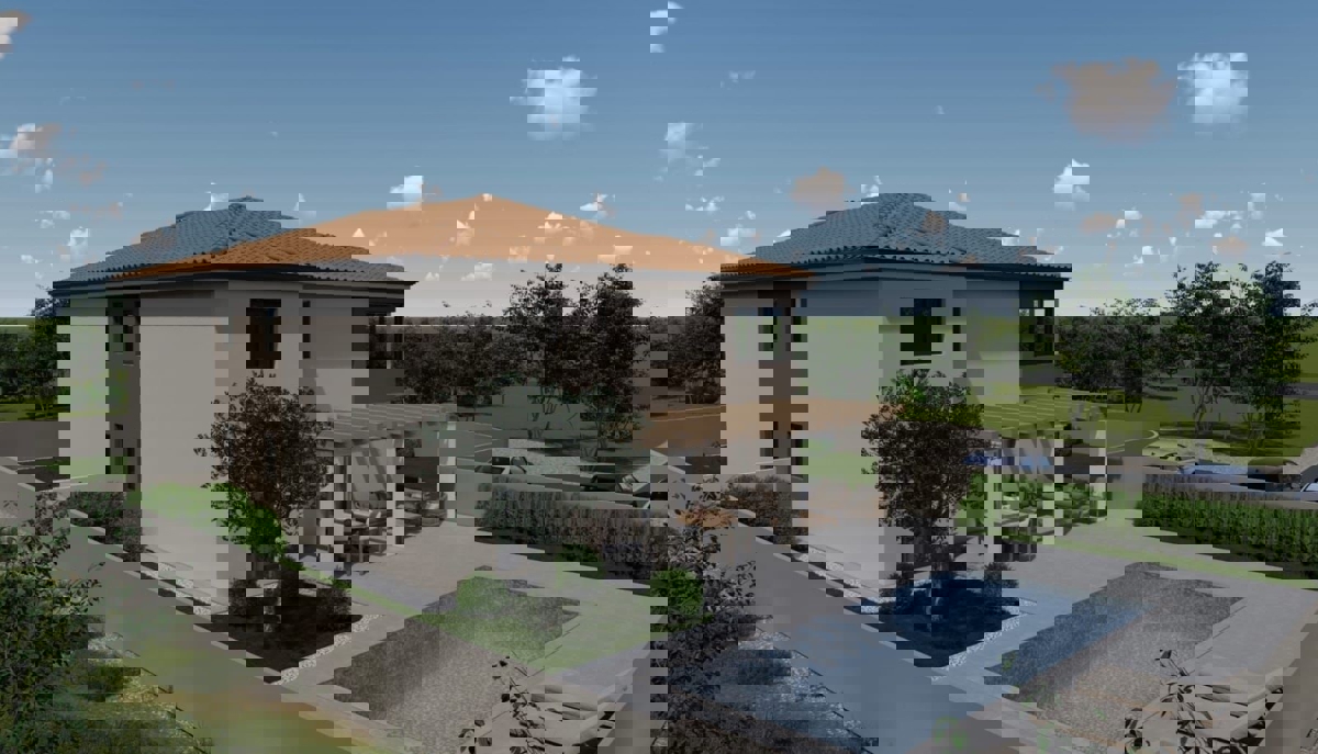 KASTELIR-VILLA CON PISCINA IN COSTRUZIONE