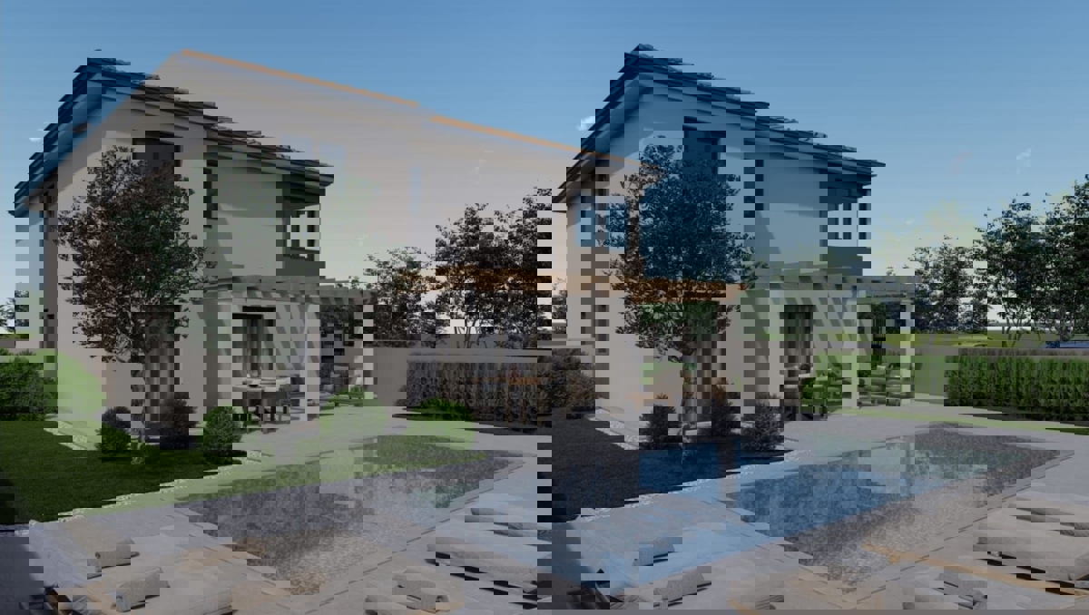 KASTELIR-VILLA CON PISCINA IN COSTRUZIONE