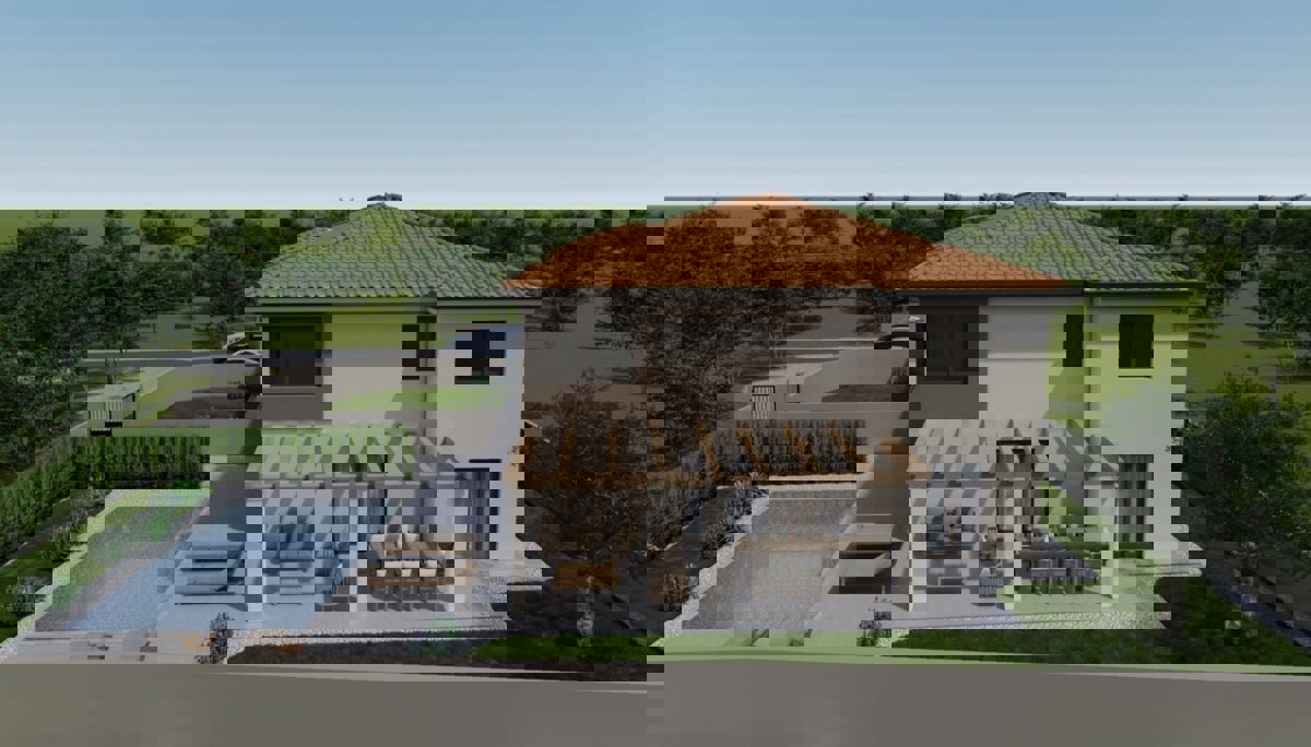 KASTELIR-VILLA CON PISCINA IN COSTRUZIONE