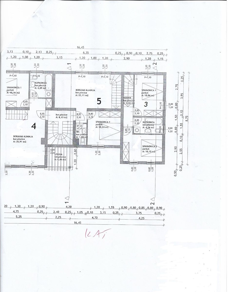 PARENZO - APPARTAMENTO SU DUE PIANI CON ENORME TERRAZZO VISTA MARE IN VENDITA