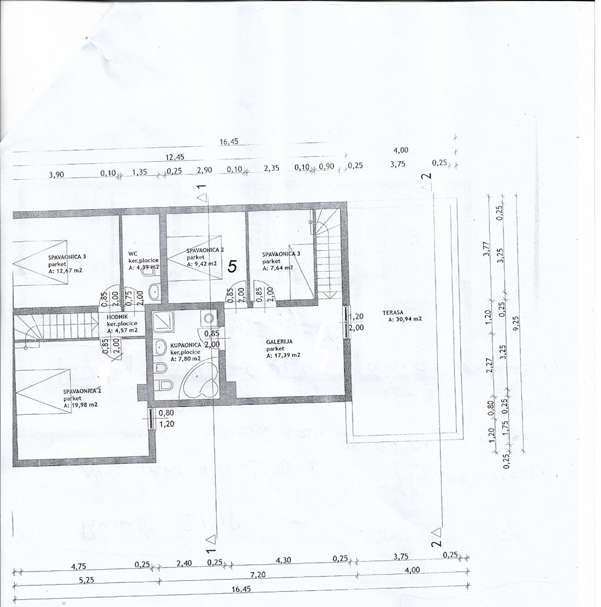 PARENZO - APPARTAMENTO SU DUE PIANI CON ENORME TERRAZZO VISTA MARE IN VENDITA