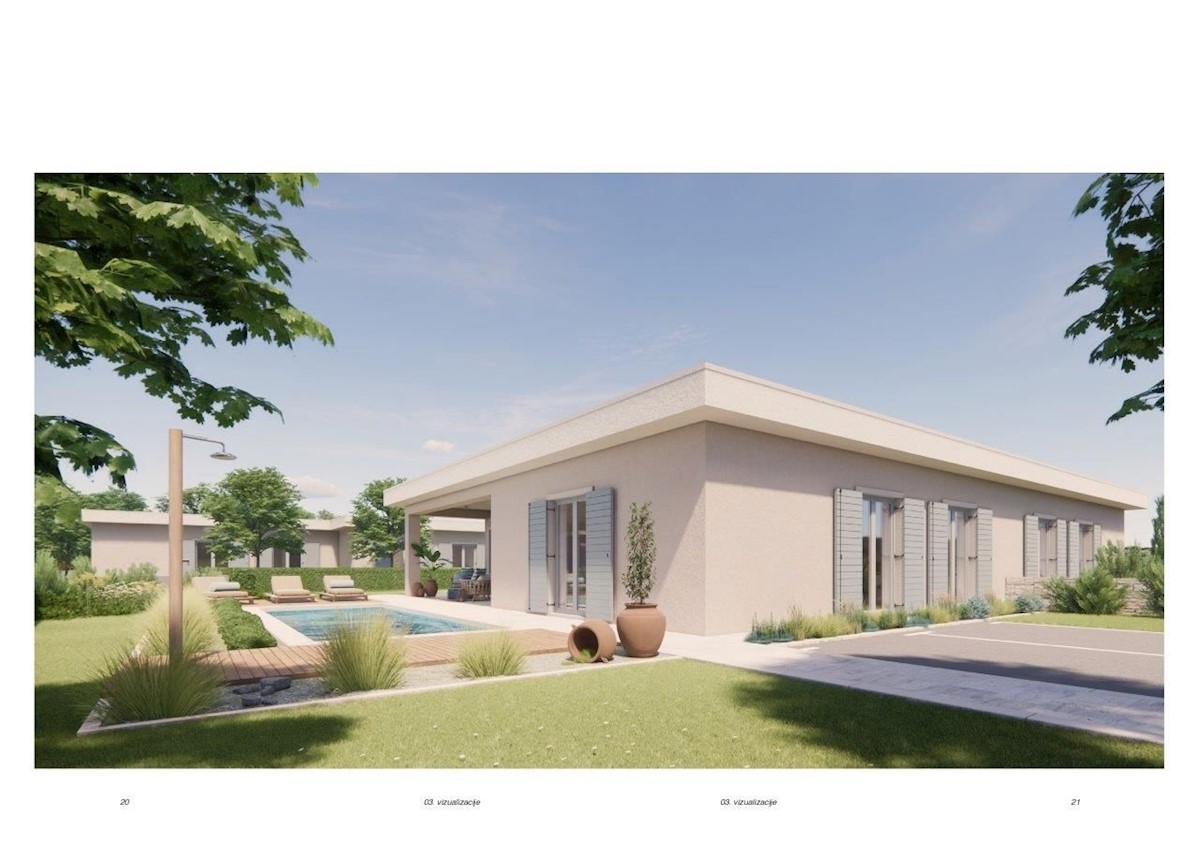 POREČ-CASA  IN COSTRUZIONE CON PISCINA