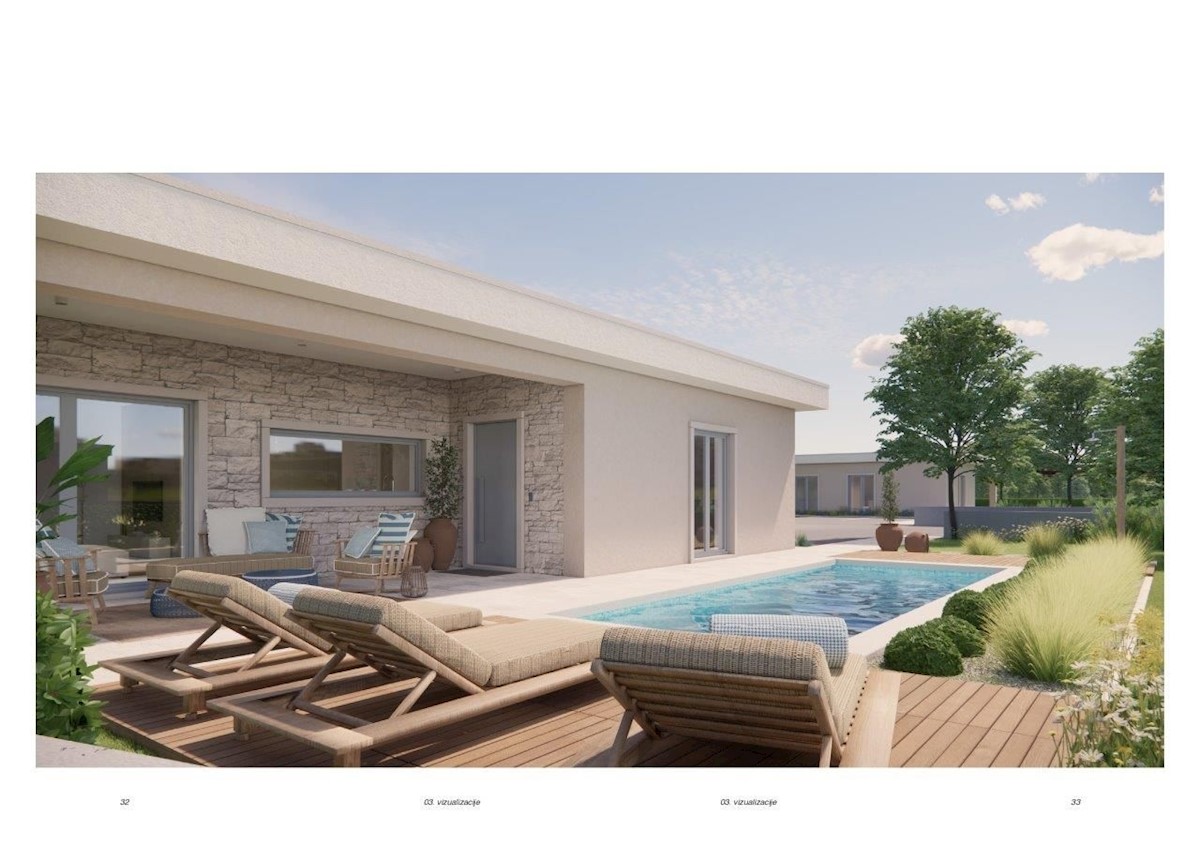 POREČ-CASA  IN COSTRUZIONE CON PISCINA