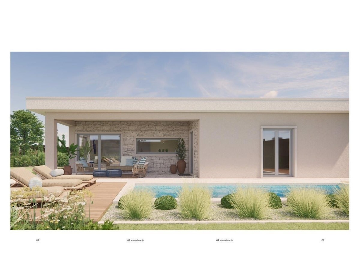 POREČ-CASA  IN COSTRUZIONE CON PISCINA