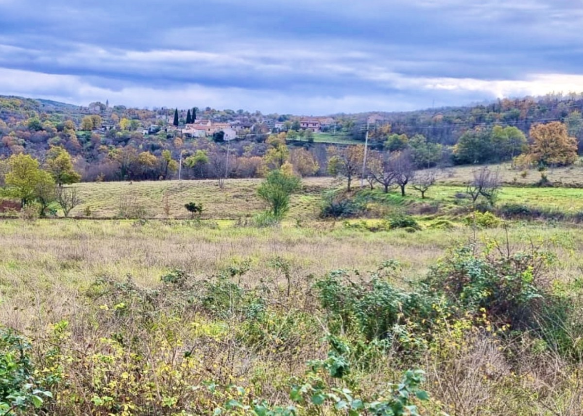 Terreno edificabile 857 m2 nel centro dell'Istria, per la costruzione di una villa con piscina, Karojba, Istria