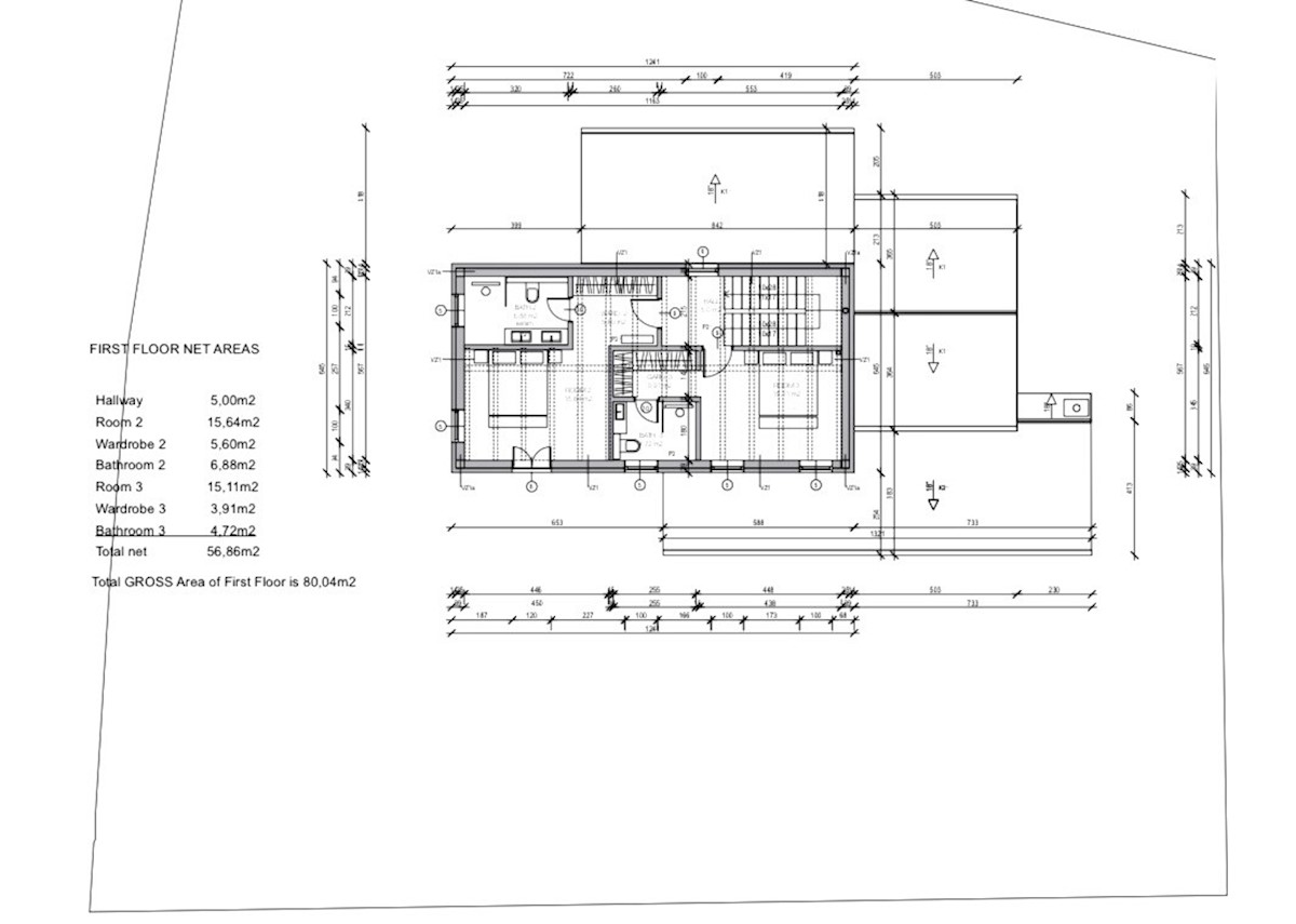 Una villa da favola con piscina in costruzione situata negli idilliaci dintorni dell'Istria centrale.