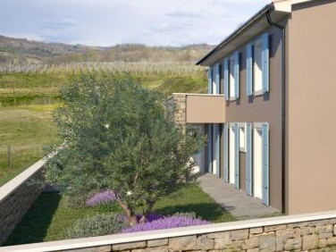 Splendida villa con piscina e vista su vigneti e uliveti a Momjan, Istria