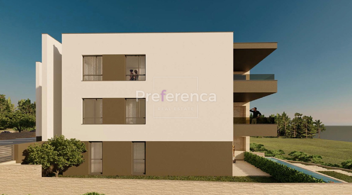 Novalja - appartamento bilocale al piano terra con giardino