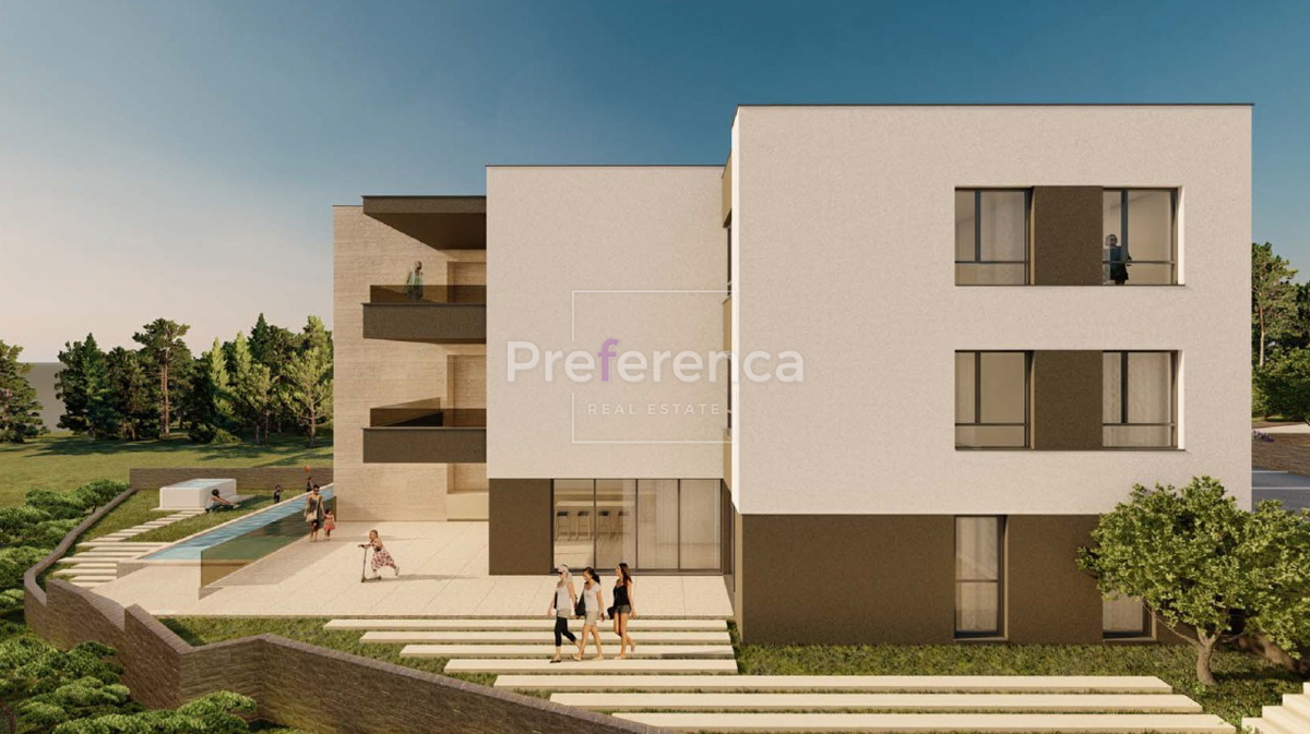 Novalja - appartamento bilocale al piano terra con giardino