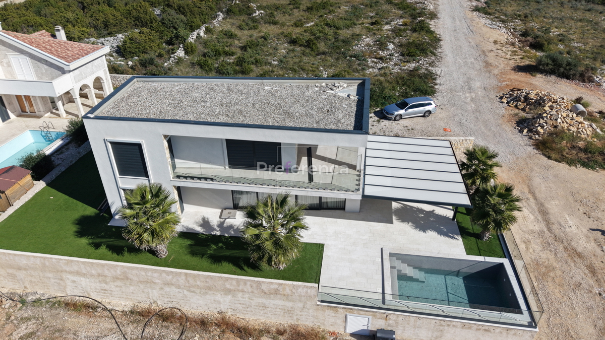 Škuncini stani, Novalja - villa moderna con piscina