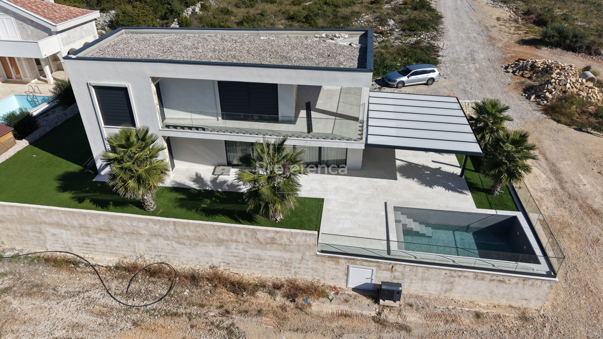 Škuncini stani, Novalja - villa moderna con piscina