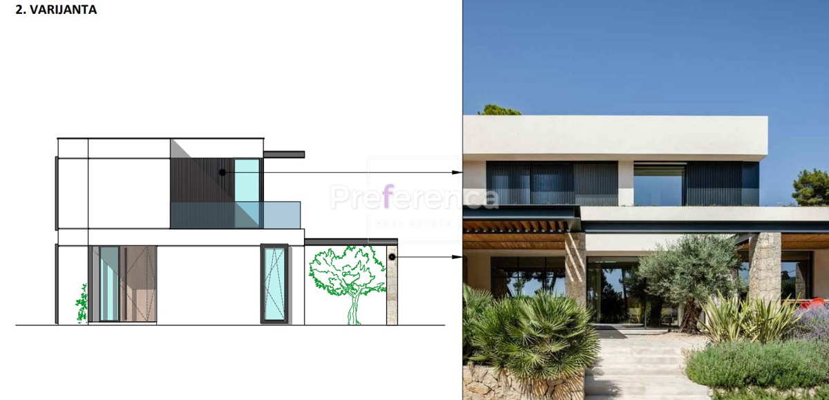 Novalja - terreno edificabile con progetto preliminare