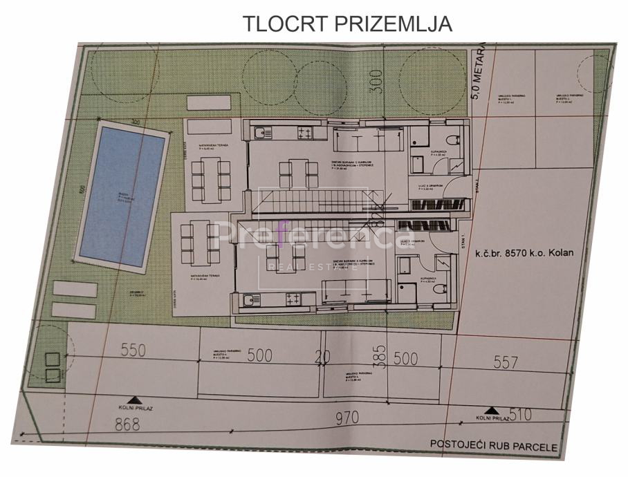 Kolan - terreno edificabile con permesso di costruzione
