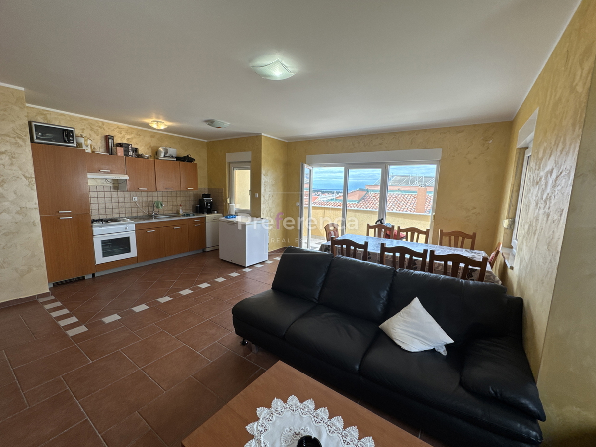 Novalja - appartamento trilocale con vista mare