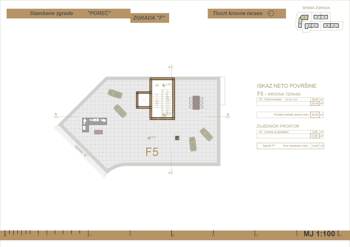 CROAZIA, ISTRIA, POREČ: APPARTAMENTO ATTICO 170 m2, NUOVA COSTRUZIONE